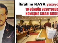Konuşma sırası bizde…