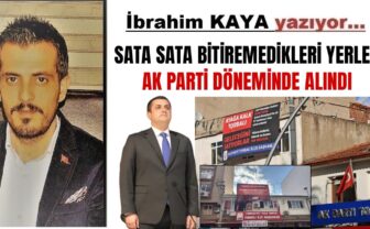 YAPMAYA DEĞİL, SATMAYA GELMİŞLER