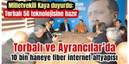 Dev yatırımla köylerde bile fiber internet olacak