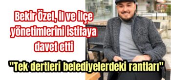 Bekir Özel, düşük katılıma dikkat çekti