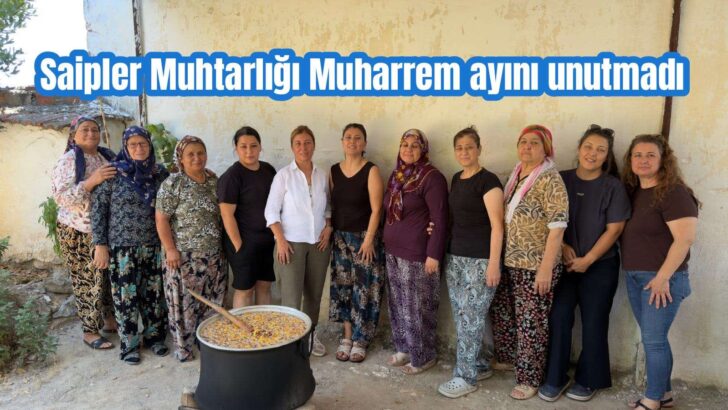 Saipler’de Aşure ikramı yapıldı