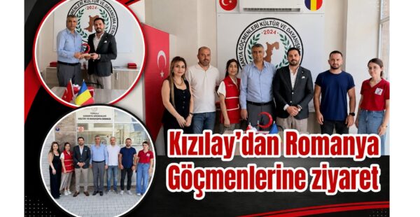 Kızılay’dan Romanya Göçmenlerine ziyaret