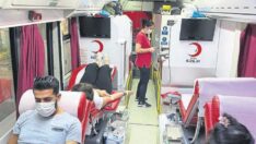 Kan toplama aracı için yer vermedi