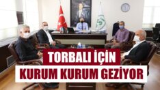 Muhtarlarla beraber DSİ’ye gitti