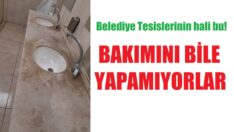 Belediye tesisleri bu halde!