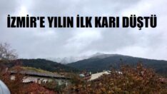 İzmir’e kış geldi