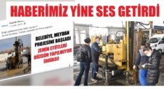 Belediye mühendislerini gönderdi