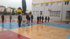 Okullarda İstiklal Marşı okundu
