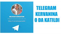 Telegram hesabı açtı