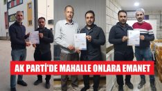 AK Parti’den “Mahalleye” özel ekip!