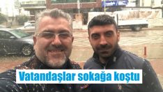 Torbalı’ya kar yağdı