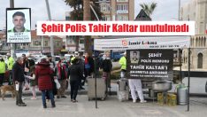 Şehit polis unutulmadı