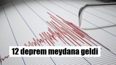 İzmir’de peş peşe depremler!