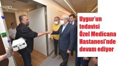 Uygur’u hastanede ziyaret etti