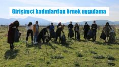 Kadınlar plastik toplayıp fark yarattı