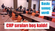 Başkan da gelemedi, meclis üyeleri de!