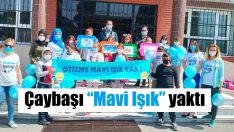 Otizme mavi ışık yaktılar