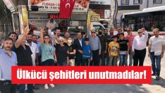 Şehitler için lokma döktürdüler