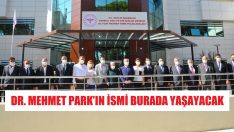 Mehmet Park’ın ismi burada yaşayacak