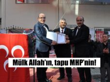 Veli Başkan MHP’yi kiradan kurtardı
