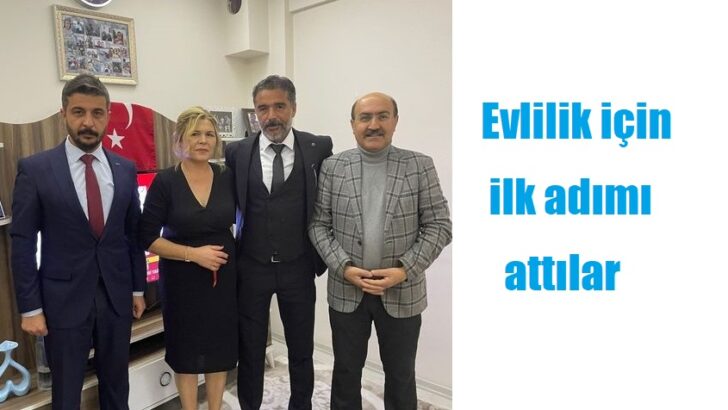 Evlilik için ilk adımı attılar
