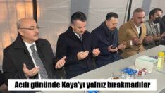 Pakdemirli’den Kaya’ya taziye ziyareti