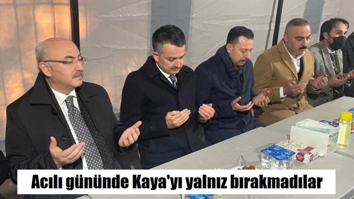 Pakdemirli’den Kaya’ya taziye ziyareti