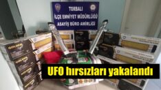 Depo hırsızları yakalandı