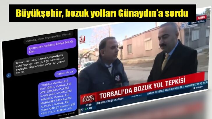 Büyükşehir’den Günaydın’a asfalt sözü
