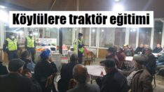 Jandarma, traktör sürücülerine eğitim verdi