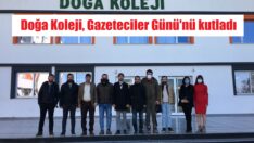 Doğa Koleji, Gazeteciler Günü’nü unutmadı