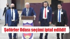 Şoförler Odası seçimi tekrarlanacak