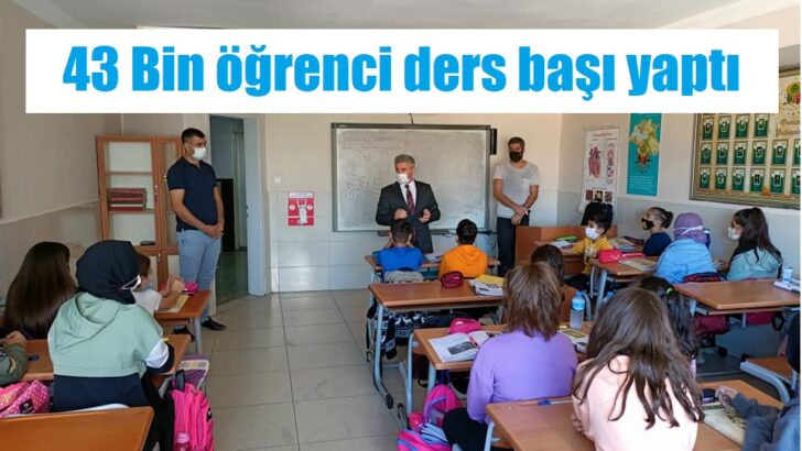 Öğrenciler ders başı yaptı