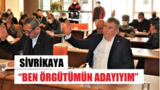 Sivrikaya: Partimin adayıyım!