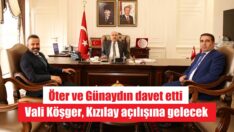 Kızılay açılışına Vali gelecek