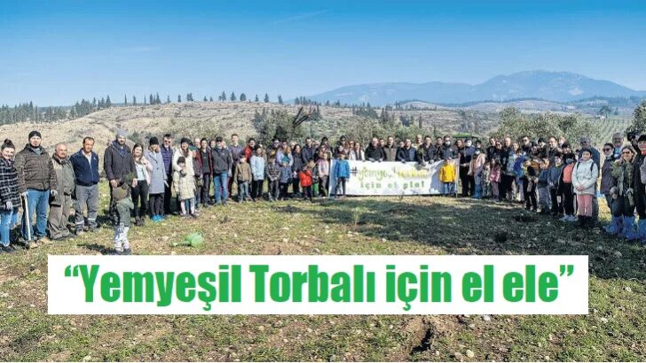 Yeşil Torbalı için el ele