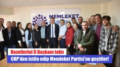 Memleket Partisi’nden rozet şov!
