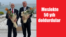 Demir ve Turan’a 50.yıl plaketi