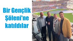 Gençlik şölenine katıldılar