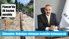 Pancar’da doğalgaz çalışmaları başladı