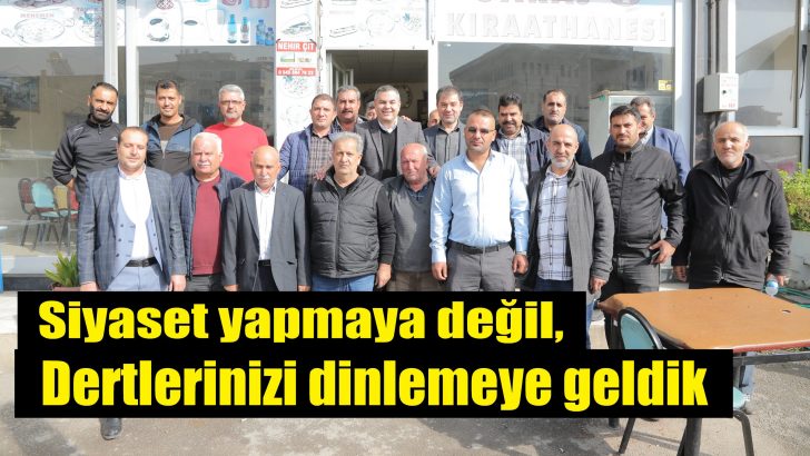 Dolmuşçulara konuk oldular