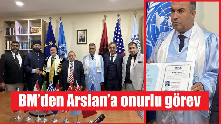 Arslan’a diplomatik görev