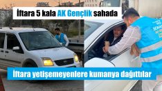 İftara 5 kala AK Gençlik sahada