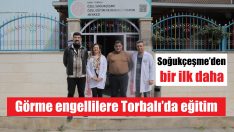 Görme engellilere eğitim veriliyor