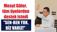 Güler’den üyelere kongre daveti