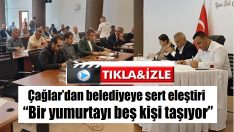 Çağlar: Bütçe maaşlara gidiyor, hizmet yok!