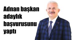 Beklenen adaylık geldi