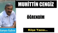 Öğrendim