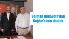 Günaydın’dan Çağlar’a tam destek
