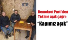 DP’den Tekin’e açık çağrı
